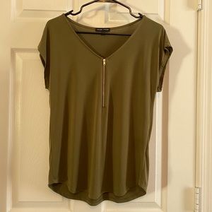 Dark Green Blouse